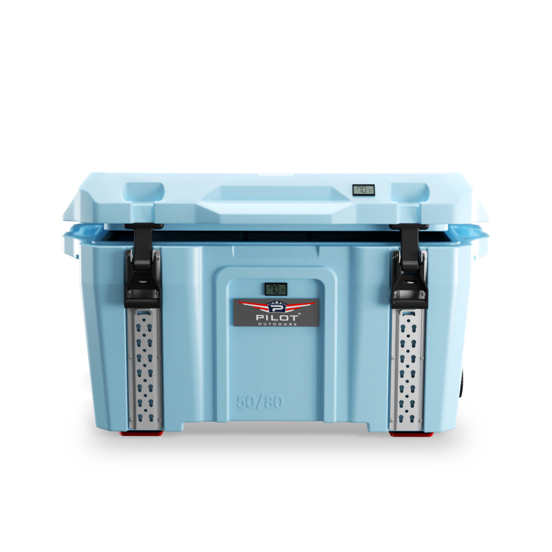 Pilot Outdoors® Model 50/80 Premium Cooler (Light Blue) | Best in