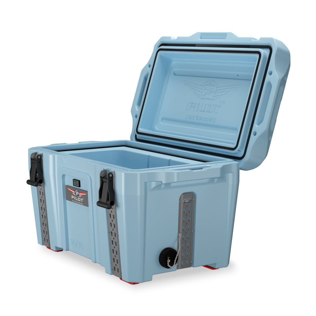Pilot Outdoors® Model 50/80 Premium Cooler (Light Blue) | Best in
